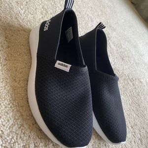 Black Adidas Slip-Ons